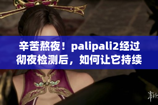 辛苦熬夜！palipali2經(jīng)過徹夜檢測后，如何讓它持續(xù)高效？