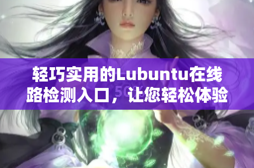 輕巧實用的Lubuntu在線路檢測入口，讓您輕松體驗高效工作