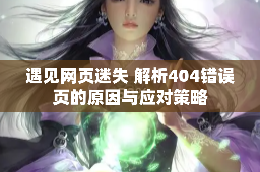 遇見網(wǎng)頁迷失 解析404錯(cuò)誤頁的原因與應(yīng)對策略