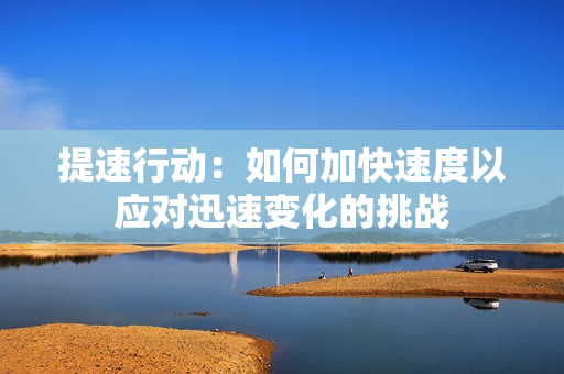 提速行動：如何加快速度以應(yīng)對迅速變化的挑戰(zhàn)