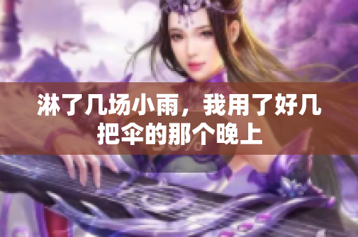 淋了幾場小雨，我用了好幾把傘的那個晚上