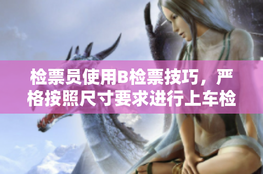 檢票員使用B檢票技巧，嚴格按照尺寸要求進行上車檢票
