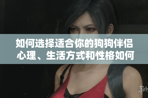 如何選擇適合你的狗狗伴侶 心理、生活方式和性格如何匹配