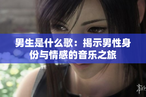 男生是什么歌：揭示男性身份與情感的音樂之旅