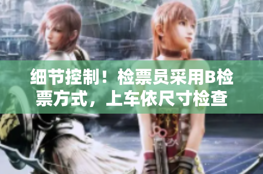 細節(jié)控制！檢票員采用B檢票方式，上車依尺寸檢查