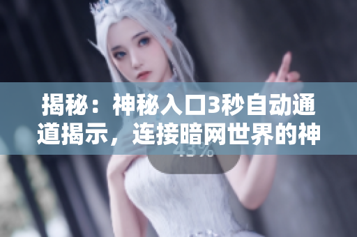 揭秘：神秘入口3秒自動通道揭示，連接暗網(wǎng)世界的神秘通道揭秘