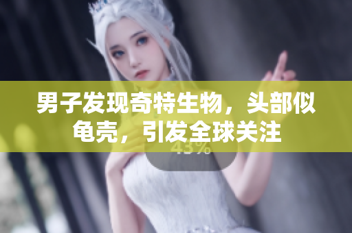 男子發(fā)現(xiàn)奇特生物，頭部似龜殼，引發(fā)全球關(guān)注