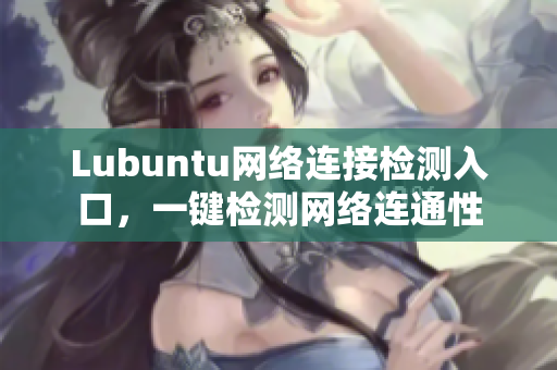 Lubuntu網(wǎng)絡(luò)連接檢測(cè)入口，一鍵檢測(cè)網(wǎng)絡(luò)連通性