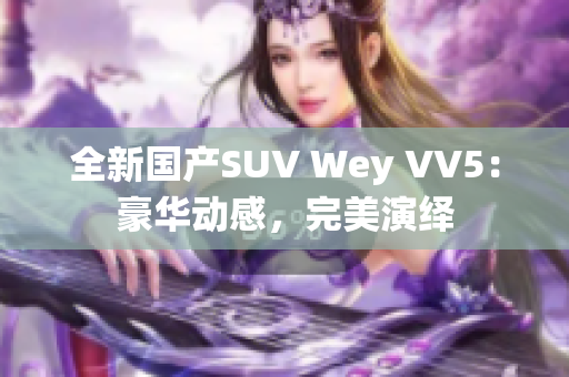 全新國產(chǎn)SUV Wey VV5：豪華動感，完美演繹