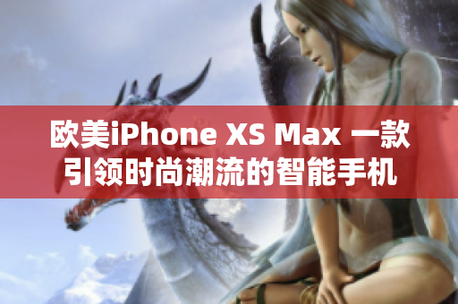歐美iPhone XS Max 一款引領(lǐng)時尚潮流的智能手機