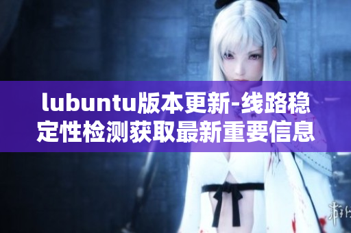 lubuntu版本更新-線路穩(wěn)定性檢測(cè)獲取最新重要信息