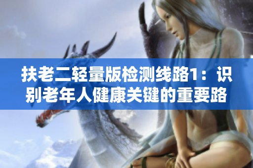 扶老二輕量版檢測線路1：識別老年人健康關鍵的重要路徑