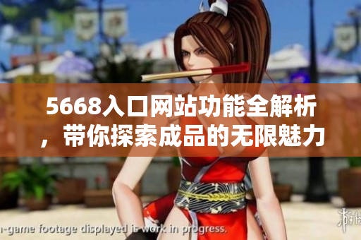 5668入口網(wǎng)站功能全解析，帶你探索成品的無限魅力