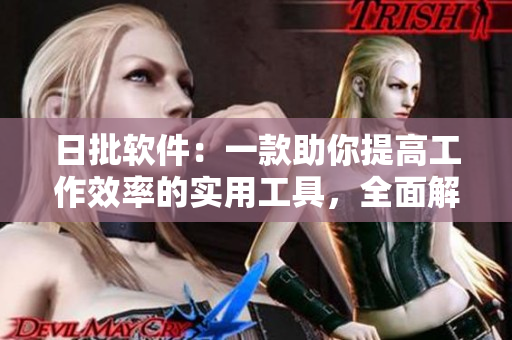 日批軟件：一款助你提高工作效率的實(shí)用工具，全面解讀其特點(diǎn)、功能與使用技巧