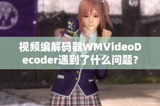 視頻編解碼器WMVideoDecoder遇到了什么問(wèn)題？