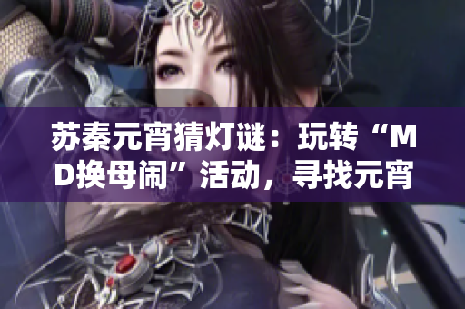 蘇秦元宵猜燈謎：玩轉(zhuǎn)“MD換母鬧”活動(dòng)，尋找元宵趣味的燈謎趣味