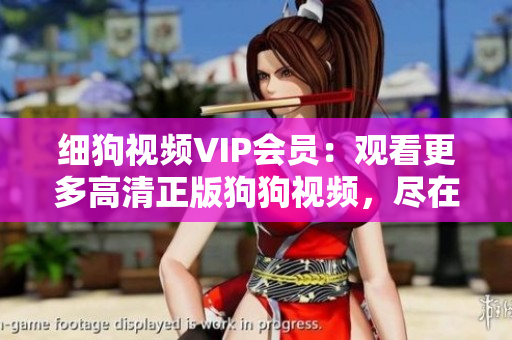 細狗視頻VIP會員：觀看更多高清正版狗狗視頻，盡在細狗視頻VIP會員！