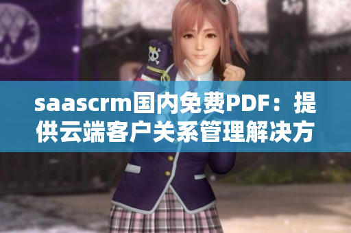 saascrm國內(nèi)免費PDF：提供云端客戶關(guān)系管理解決方案，打破門檻，助力企業(yè)管理效率提升