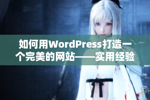 如何用WordPress打造一個完美的網(wǎng)站——實(shí)用經(jīng)驗(yàn)分享