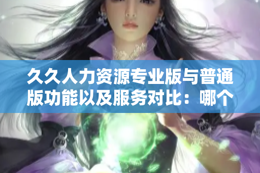 久久人力資源專業(yè)版與普通版功能以及服務(wù)對(duì)比：哪個(gè)更適合你的企業(yè)？