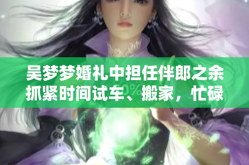 吳夢(mèng)夢(mèng)婚禮中擔(dān)任伴郎之余抓緊時(shí)間試車、搬家，忙碌卻充實(shí)的生活態(tài)度備受矚目