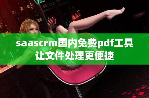 saascrm國內(nèi)免費pdf工具讓文件處理更便捷