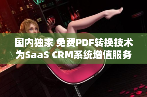 國內獨家 免費PDF轉換技術為SaaS CRM系統(tǒng)增值服務