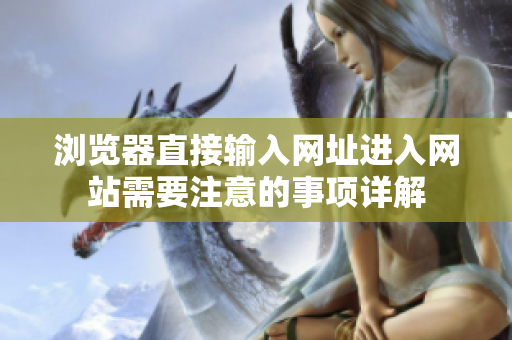 瀏覽器直接輸入網(wǎng)址進(jìn)入網(wǎng)站需要注意的事項詳解