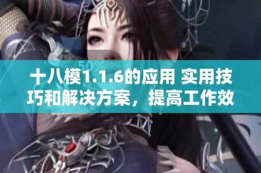 十八模1.1.6的應(yīng)用 實(shí)用技巧和解決方案，提高工作效率