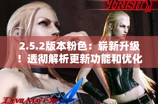2.5.2版本粉色：嶄新升級！透徹解析更新功能和優(yōu)化改進