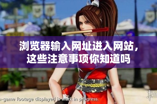瀏覽器輸入網(wǎng)址進(jìn)入網(wǎng)站，這些注意事項(xiàng)你知道嗎