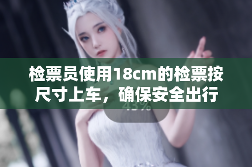 檢票員使用18cm的檢票按尺寸上車，確保安全出行