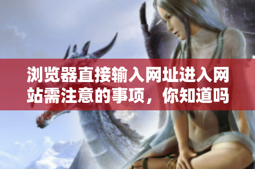 瀏覽器直接輸入網(wǎng)址進入網(wǎng)站需注意的事項，你知道嗎？