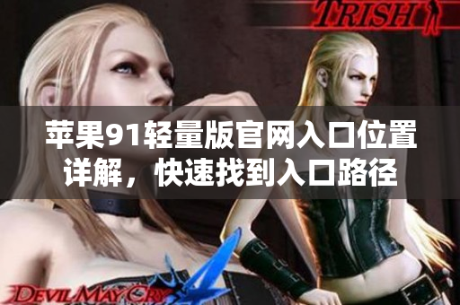蘋果91輕量版官網(wǎng)入口位置詳解，快速找到入口路徑