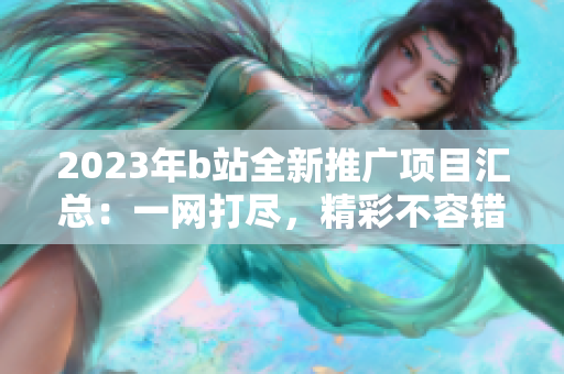 2023年b站全新推廣項(xiàng)目匯總：一網(wǎng)打盡，精彩不容錯(cuò)過