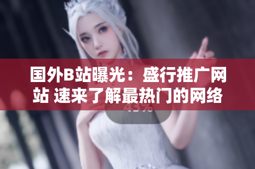 國外B站曝光：盛行推廣網站 速來了解最熱門的網絡文化