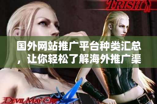 國外網(wǎng)站推廣平臺種類匯總，讓你輕松了解海外推廣渠道