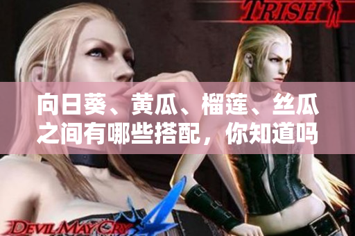 向日葵、黃瓜、榴蓮、絲瓜之間有哪些搭配，你知道嗎？