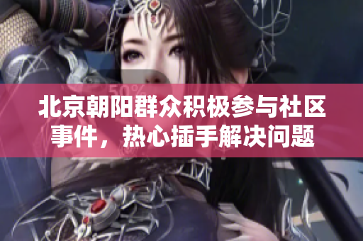 北京朝陽群眾積極參與社區(qū)事件，熱心插手解決問題